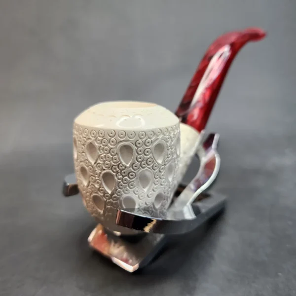MBSD Meerschaum Bent Rhodesian Block Meerschaum Pipe, Fitted Case [SOLD OUT] - Image 5