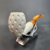 MBSD Meerschaum Bent Egg Block Meerschaum Pipe, Fitted Case [SOLD OUT] - Image 5