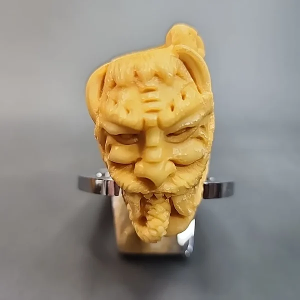 Vintage Devil Head Block Meerschaum Estate Pipe, Unsmoked [SOLD OUT] - Image 5