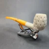 MBSD Meerschaum Bent Egg Block Meerschaum Pipe, Fitted Case [SOLD OUT] - Image 6