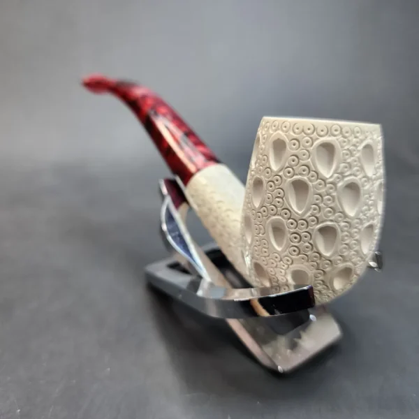 MBSD Meerschaum, Bent Billiard Block Meerschaum Pipe, Fitted Case [SOLD OUT] - Image 6