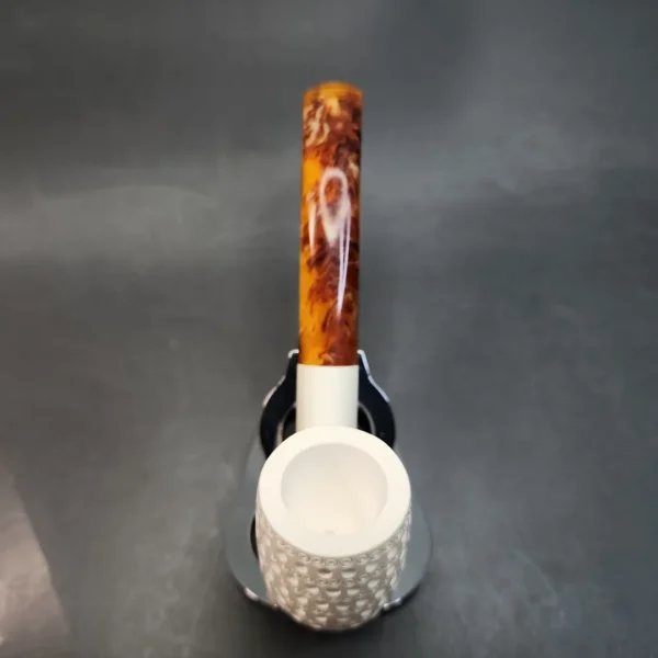 MBSD Meerschaum, Bent Billiard Block Meerschaum Pipe, Fitted Case [SOLD OUT] - Image 6