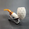 MBSD Meerschaum Bent Egg Block Meerschaum Pipe, Fitted Case [SOLD OUT] - Image 6