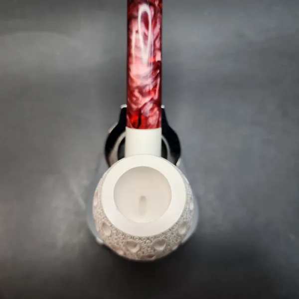 MBSD Meerschaum Lattice Bent Apple Block Meerschaum, Pipe Fitted Case [SOLD OUT] - Image 7