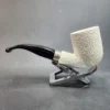 MBSD Meerschaum Deluxe, Rusticated Bent Pot, Block Meerschaum Pipe, Briar-Mortis [SOLD OUT] - Image 8