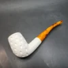 MBSD Meerschaum Bent Billiard Block Meerschaum Pipe, Fitted Case [SOLD OUT] - Image 8