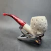 MBSD Meerschaum Lattice Bent Apple Block Meerschaum, Pipe Fitted Case [SOLD OUT] - Image 8