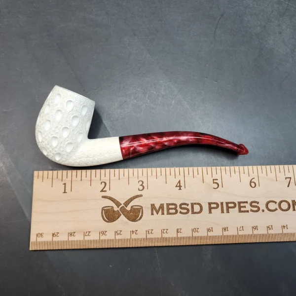 MBSD Meerschaum, Bent Billiard Block Meerschaum Pipe, Fitted Case [SOLD OUT] - Image 8