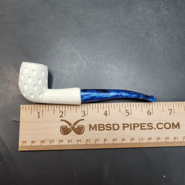MBSD Meerschaum Bent Billiard Block Meerschaum Pipe, Fitted Case [SOLD OUT] - Image 9