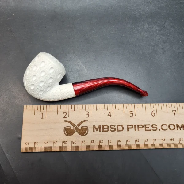 MBSD Meerschaum Bent Rhodesian Block Meerschaum Pipe, Fitted Case [SOLD OUT] - Image 9