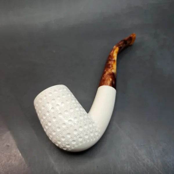 MBSD Meerschaum, Bent Billiard Block Meerschaum Pipe, Fitted Case [SOLD OUT] - Image 9