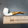 MBSD Meerschaum Bent Egg Block Meerschaum Pipe, Fitted Case [SOLD OUT] - Image 9