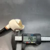 MBSD Meerschaum Deluxe Natural, Freehand Block Meerschaum Pipe, Briar-Mortise - Image 10