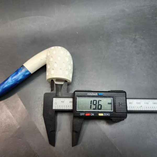 MBSD Meerschaum Bent Billiard Block Meerschaum Pipe, Fitted Case [SOLD OUT] - Image 10