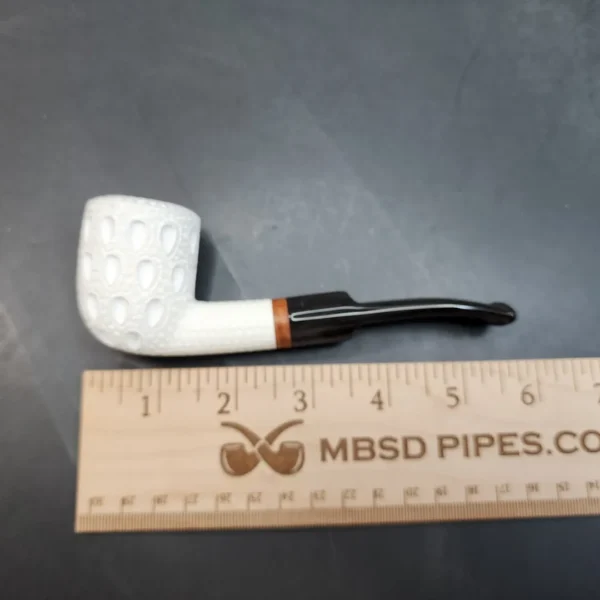 MBSD Meerschaum Deluxe, Slightly Bent Pot, Block Meerschaum Pipe, Briar-Mortis [SOLD OUT] - Image 10