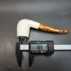 MBSD Meerschaum Bent Billiard Block Meerschaum Pipe, Fitted Case [SOLD OUT] - Image 10