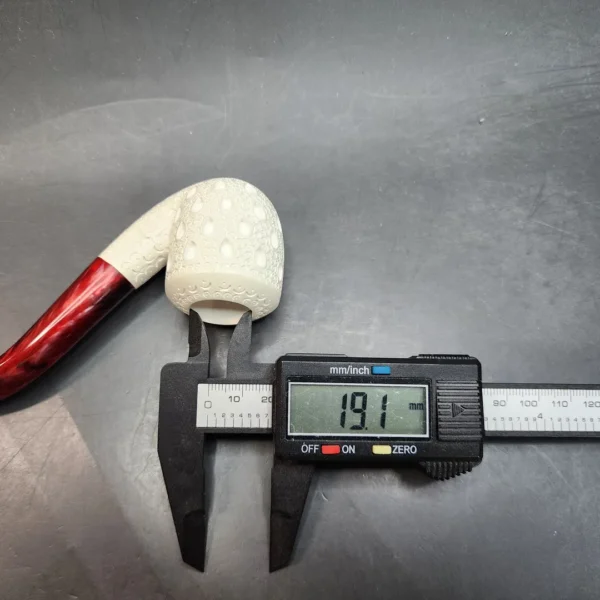 MBSD Meerschaum Bent Rhodesian Block Meerschaum Pipe, Fitted Case [SOLD OUT] - Image 10