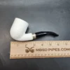 MBSD Meerschaum Deluxe, Rusticated Bent Pot, Block Meerschaum Pipe, Briar-Mortis [SOLD OUT] - Image 11