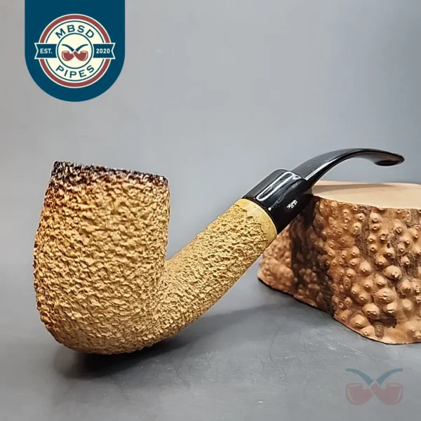 Kiko 104, Jumbo Bent Billiard Estate Block Meerschaum Pipe [SOLD OUT]
