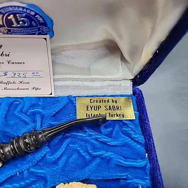 1986 Eyup Sabri Wolf #67 Block Meerschaum Pipe, Unsmoked [SOLD OUT] - Image 5
