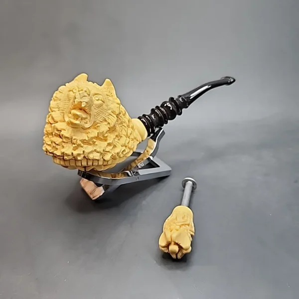 1986 Eyup Sabri Wolf #67 Block Meerschaum Pipe, Unsmoked [SOLD OUT] - Image 6