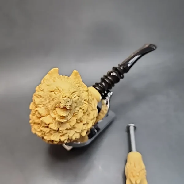 1986 Eyup Sabri Wolf #67 Block Meerschaum Pipe, Unsmoked [SOLD OUT] - Image 7
