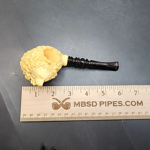 1986 Eyup Sabri Wolf #67 Block Meerschaum Pipe, Unsmoked [SOLD OUT] - Image 13