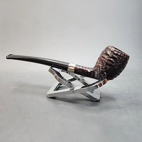 Peterson Junior Rusticated Belge Briar Pipe, Fishtail (New) - Image 7