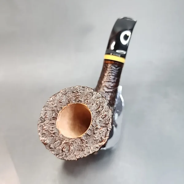 Mike Butera Antique Sandblasted Dublin Briar Pipe, Unsmoked [SOLD OUT] - Image 5