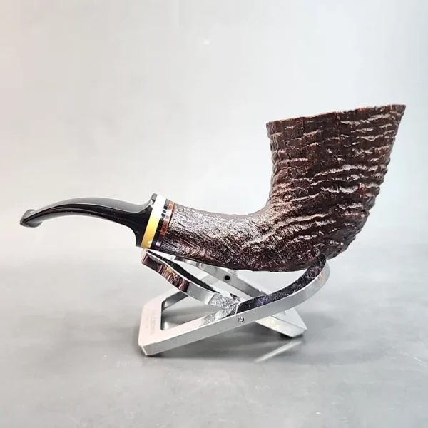 Mike Butera Antique Sandblasted Dublin Briar Pipe, Unsmoked [SOLD OUT] - Image 9
