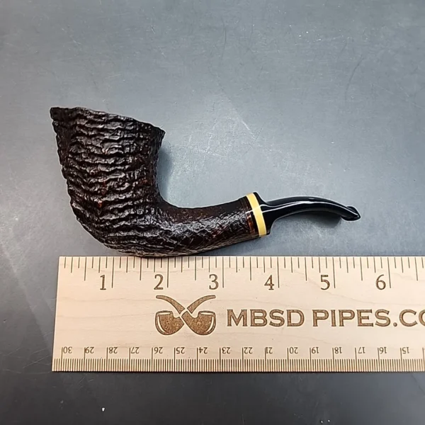 Mike Butera Antique Sandblasted Dublin Briar Pipe, Unsmoked [SOLD OUT] - Image 11