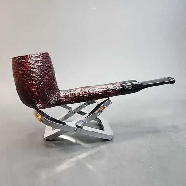 Rossi by Savinelli Sitting 8701, Sandblasted Lovat Briar Pipe, 6mm - Image 4