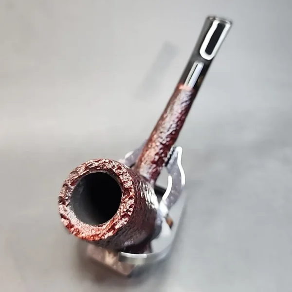 Rossi by Savinelli Sitting 8701, Sandblasted Lovat Briar Pipe, 6mm - Image 5