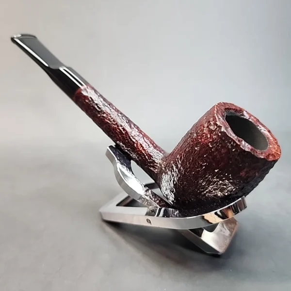 Rossi by Savinelli Sitting 8701, Sandblasted Lovat Briar Pipe, 6mm - Image 8