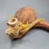 Antique Bull Estate Block Meerschaum Cheroot Pipe [SOLD OUT] - Image 3