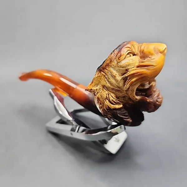 Antique Lion Estate Block Meerschaum Pipe - Image 7