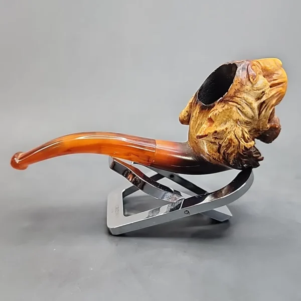 Antique Lion Estate Block Meerschaum Pipe - Image 8