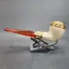 Unsmoked CPF Gold Mounted Bulldog Estate Block Meerschaum Pipe [SOLD OUT] - Image 10