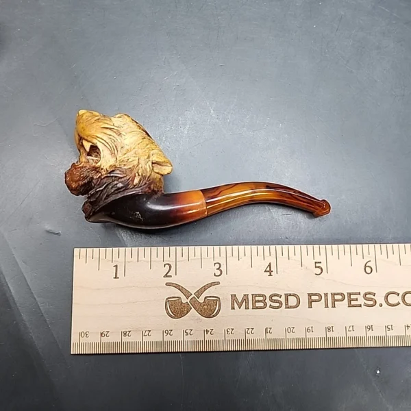 Antique Lion Estate Block Meerschaum Pipe - Image 10