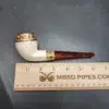 Unsmoked CPF Gold Mounted Bulldog Estate Block Meerschaum Pipe [SOLD OUT] - Image 12