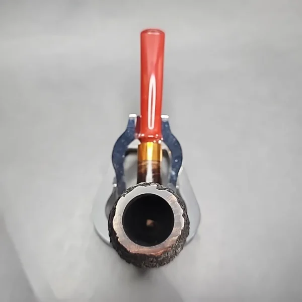 Sean Reum Pipes Rusticated Bent Egg Handmade Briar Pipe, New [SOLD OUT] - Image 4