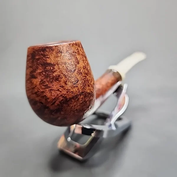 Sean Reum Pipes, Textured Bent Egg Handmade Briar Pipe, New [SOLD OUT] - Image 5