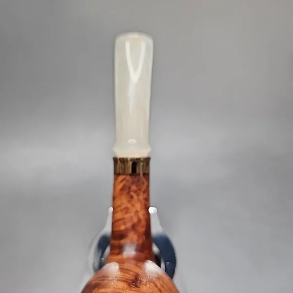 Sean Reum Pipes, Textured Bent Egg Handmade Briar Pipe, New [SOLD OUT] - Image 7
