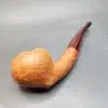 Sean Reum Pipes, Sandblasted Acorn Handmade Briar Pipe, New - Image 8