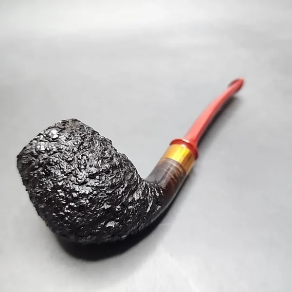 Sean Reum Pipes Rusticated Bent Egg Handmade Briar Pipe, New [SOLD OUT] - Image 8
