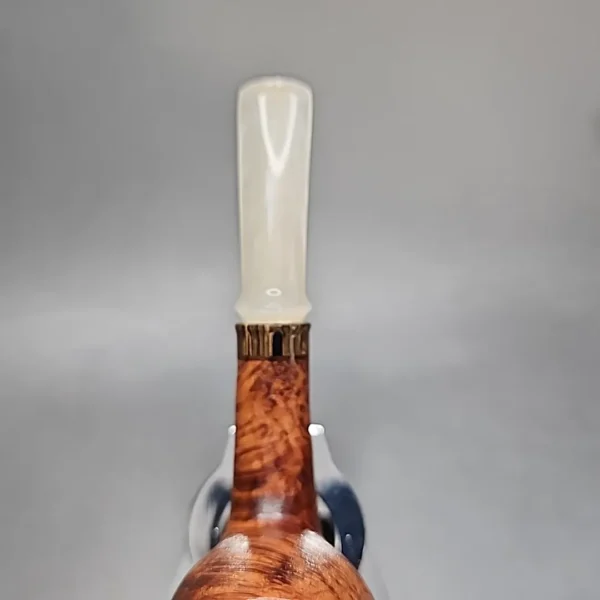 Sean Reum Pipes, Textured Bent Egg Handmade Briar Pipe, New [SOLD OUT] - Image 8