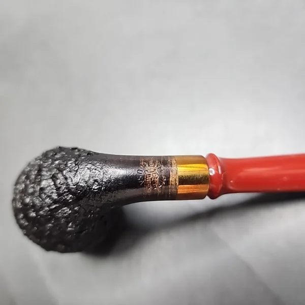 Sean Reum Pipes Rusticated Bent Egg Handmade Briar Pipe, New [SOLD OUT] - Image 9