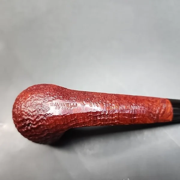 Savinelli De Luxe Siena Sand 814 EX, Meerschaum Lined Briar Pipe, Italian Estates [SOLD OUT] - Image 9