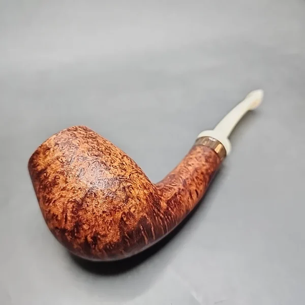 Sean Reum Pipes, Textured Bent Egg Handmade Briar Pipe, New [SOLD OUT] - Image 10