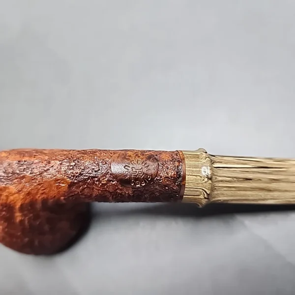 Sean Reum Pipes, Sandblasted Acorn Handmade Briar Pipe, New [SOLD OUT] - Image 11